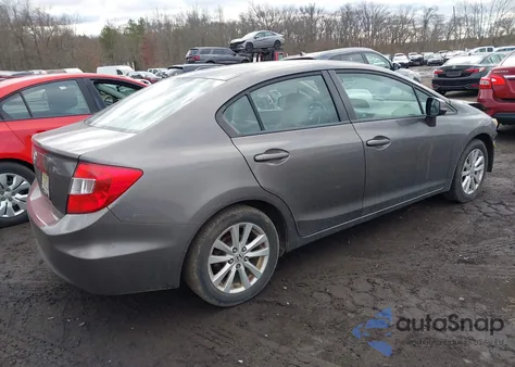 2012 Honda Civic Ex z USA, uszkodzony, nr VIN 19XFB2F87CE332042